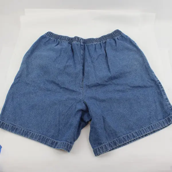 Cabin Creek Women's Denim Pull-On Shorts Medium Wash 18W