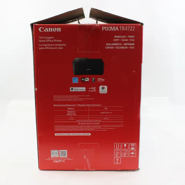 Canon PIXMA TR4722 All-in-One Inkjet Printer 5074C042 Black