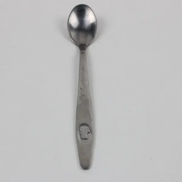 Stainless Steel Teddy Bear Handle Design Baby Infant Feeding Spoon 5.5" Good
