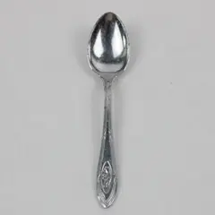 Aluminum Souvenir Tiny Spoon Standing Bear Handle Design 3.25" Good