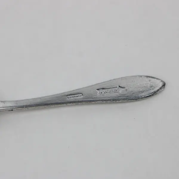 Aluminum Souvenir Tiny Spoon Standing Bear Handle Design 3.25" Good