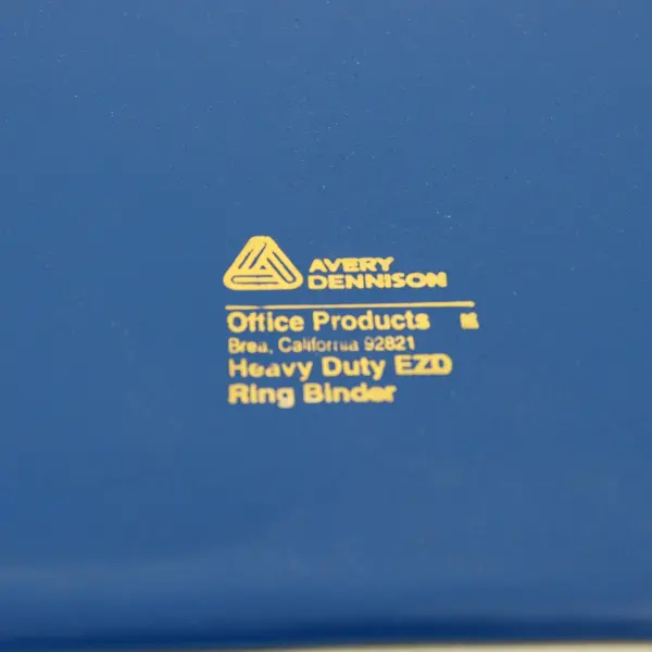 Avery Dennison Lot of 2 3-Inch Binders Office Document Storage