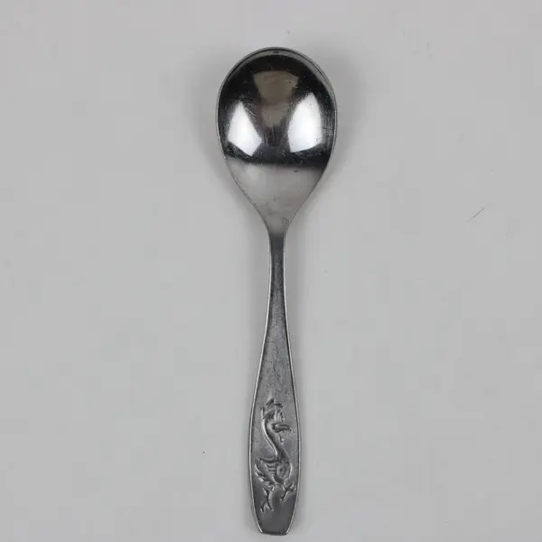 Viners International VI3 Pattern SS Youth Spoon Rooster Handle 4.5" Good