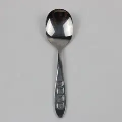 Stainless Steel Baby Spoon 4.25" Raised BABY Handle Used