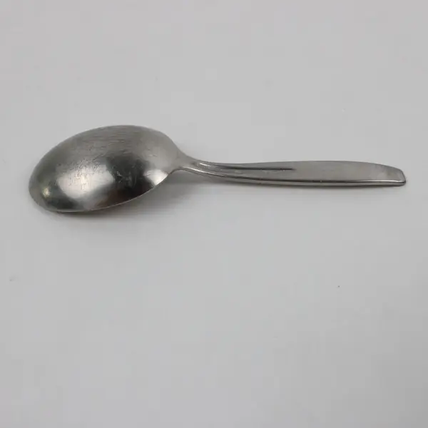 International Silver Today Pattern Deluxe Stainless Steel Baby Spoon 4.5" Good