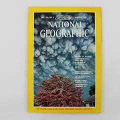 VTG National Geographic Magazine January 1981 Featuring Mount St Helens Eruption