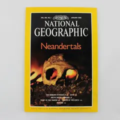 National Geographic Magazine January 1996 Vol 189 No 1 Featuring Neandertals 