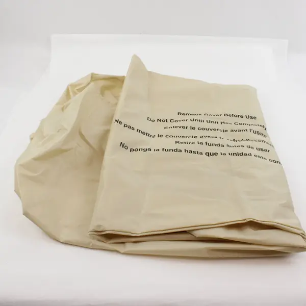 Large Tan BBQ Grill Cover 42 x 40 x 13 in Outdoor Protective Cover