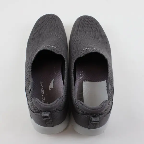 Skechers Women's Gray Stretch Slip-On Walking Shoes Size 9