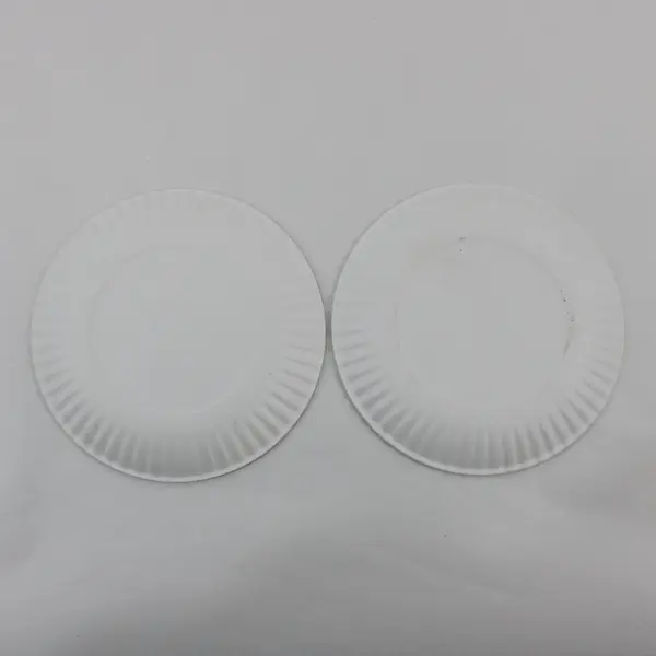 Lot of 2 One Hundred 80 Degrees Christmas Plates 7.25" Snowman Candy Cane