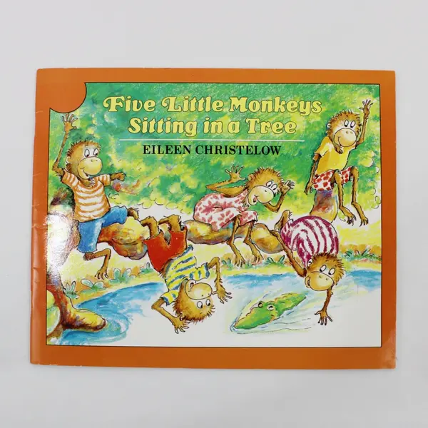 Five Little Monkeys Sitting in a Tree by Eileen Christelow 1991 PB Signed Copy
