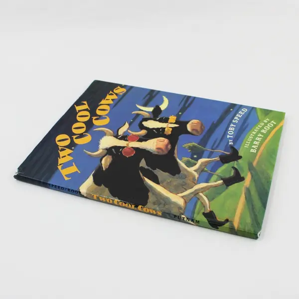 Two Cool Cows by Toby Speed 1995 Hardcover With Dust Jacket Ex-Library Book