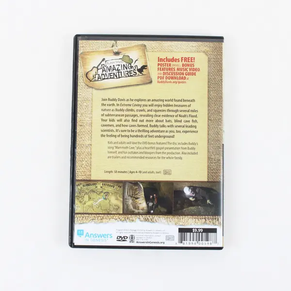 Extreme Caving DVD Buddy Davis Amazing Adventures 2016 