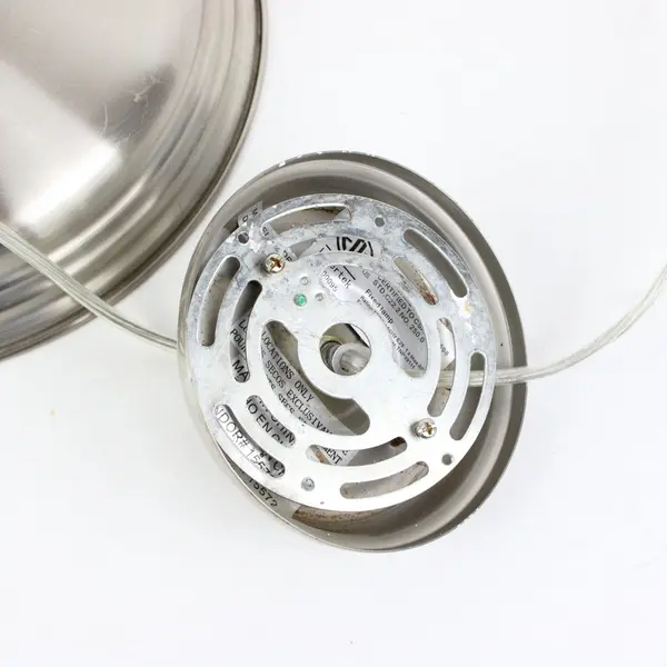 Steel Industrial Dome Pendant Light Fixture with Ceiling Canopy
