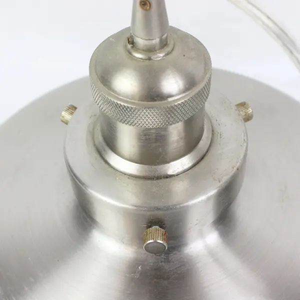 Steel Industrial Dome Pendant Light Fixture with Ceiling Canopy