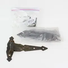 Unbranded Vintage Rustic Gate Door Hardware Assortment Strap T-Hinges Latch