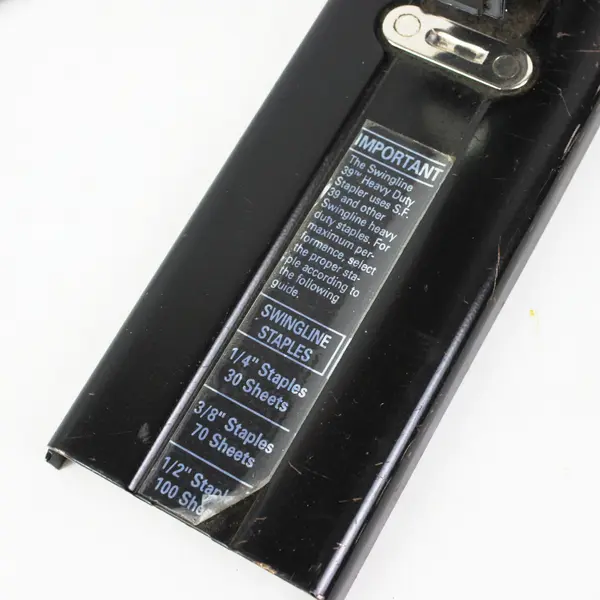 Swingline Heavy-Duty Black Metal Stapler Office Desk Stapler
