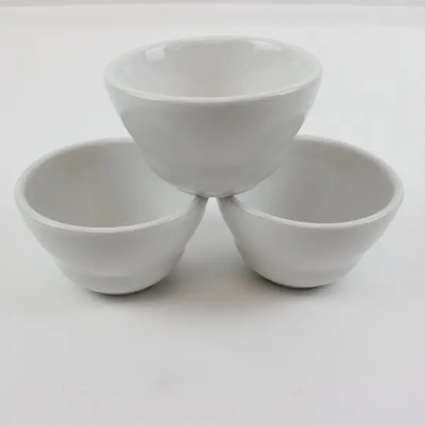 Lot of 3 Syscoware Small White Bowls 4 Inch Kitchen Serveware