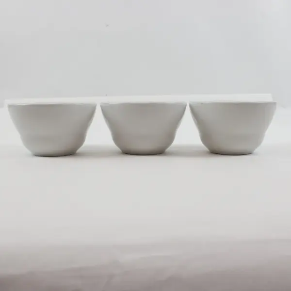 Lot of 3 Syscoware Small White Bowls 4 Inch Kitchen Serveware