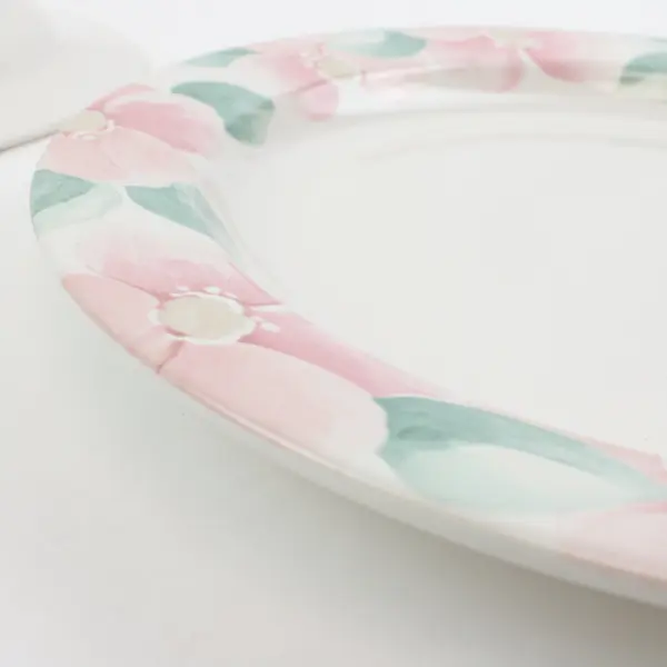 Pfaltzgraff Garland Blush Dinner Plates Set of 2 10-1/4 Inch