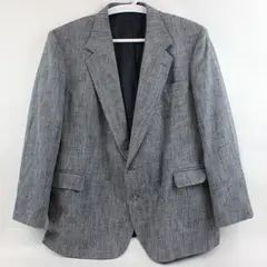 Haggar Imperial Men's Suit Jacket Gray Blue Tweed-Style Size 50