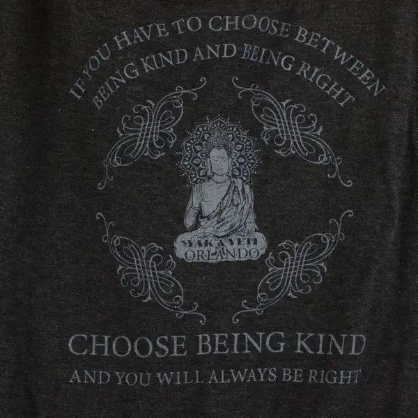 Yak & Yeti Women's Gray Inspirational Graphic Tank Top Medium