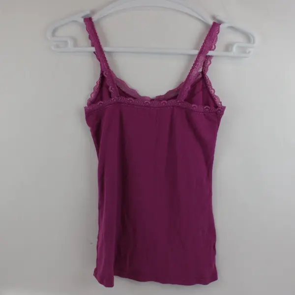 Maurices Women's Medium Fuchsia Lace Camisole Top