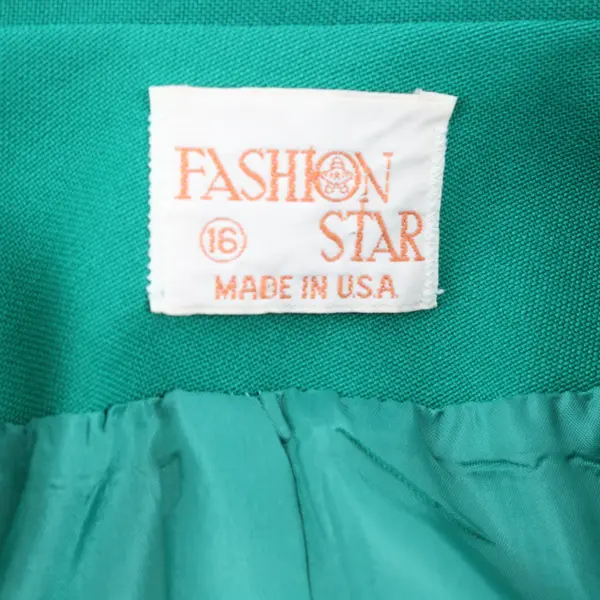Fashion Star Women's Emerald Green Blazer Size 16