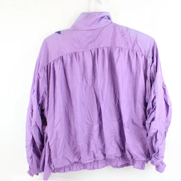 Deffel Sportswear Women's Large Lavender Purple Activewear Jacket FLAWED