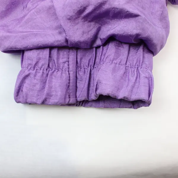 Deffel Sportswear Women's Large Lavender Purple Activewear Jacket FLAWED