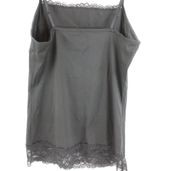 Maurices Women's Black Lace-Trim Nylon Camisole Size Medium
