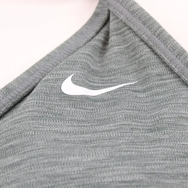 Nike Women's Medium Gray Black Sports Bra Activewear