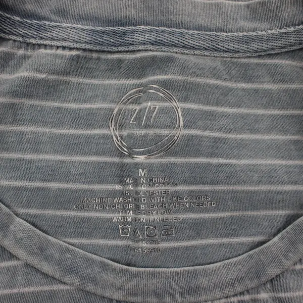 Maurices 24/7 Women's Medium Blue Striped Tank Top
