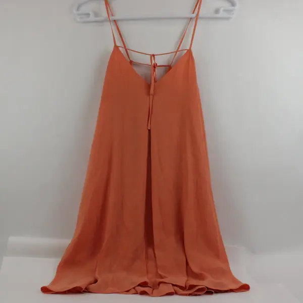 Forever 21 Women's Small Coral Orange Sleeveless Long Flowy Dress