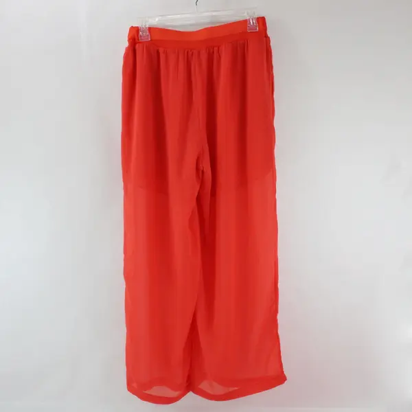 Women's Coral Orange Flowy 2-Piece Outfit Set Size Large