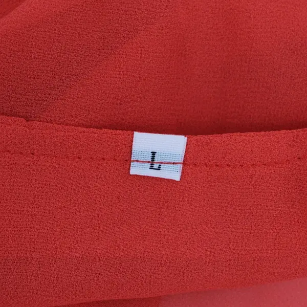 Women's Coral Orange Flowy 2-Piece Outfit Set Size Large