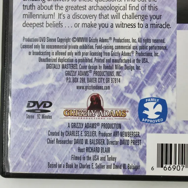 The Quest for Noah's Ark DVD Documentary Hosted by Richard Blair 2008