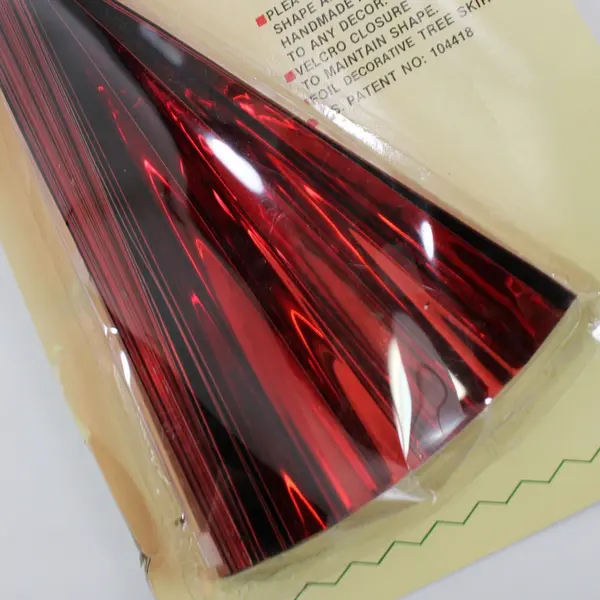 Fan-C-Skirts Red Christmas Tree Skirt 32-40 Inch