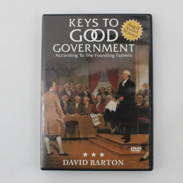 Keys to Good Government According to the Founding Fathers 1994 DVD David Barton 