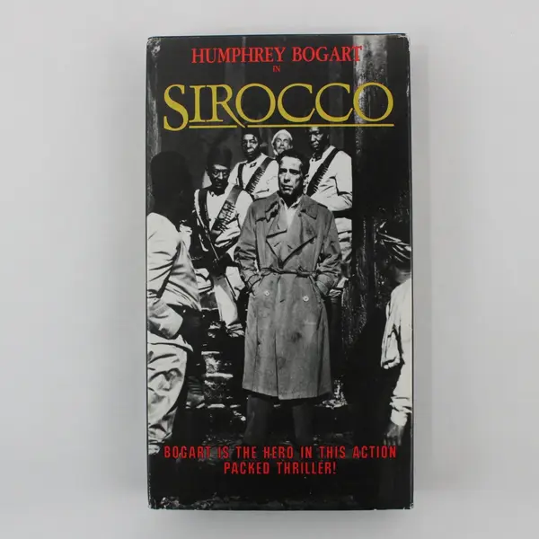 GoodTimes Home Video Sirocco VHS 1989 #4444 Humphrey Bogart Lee J. Cobb B&W