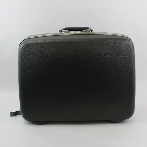 Samsonite Silhouette Charcoal Gray Hard Case Suitcase 20x15x7 FLAWED