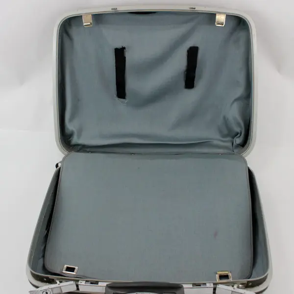 Samsonite Silhouette Charcoal Gray Hard Case Suitcase 20x15x7 FLAWED
