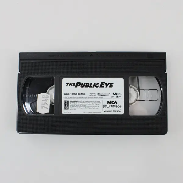 The Public Eye VHS 1992 Joe Pesci Barbara Hershey MCA Universal #81284
