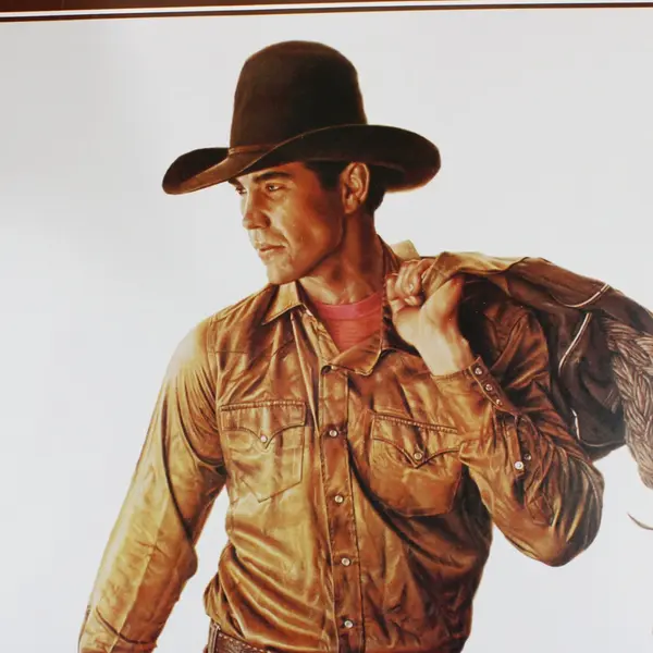 James Bama Butch Kelly Bronc Rider Southwest Arts Fdn Houston 1982 Exhibition