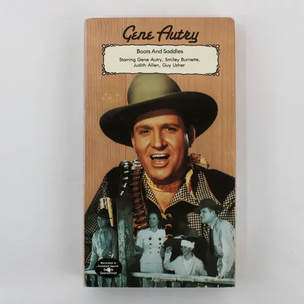 Hollywood Select Video Gene Autry Boots and Saddles VHS Western 1987 HSV2001