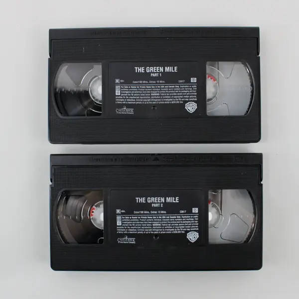 The Green Mile 2-Tape VHS Set 1999 C2617 Tom Hanks Stephen King