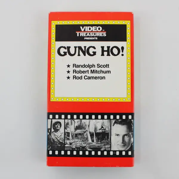 Gung Ho VHS 1985 Video Treasures 1944 Randolph Scott Robert Mitchum Rod Cameron
