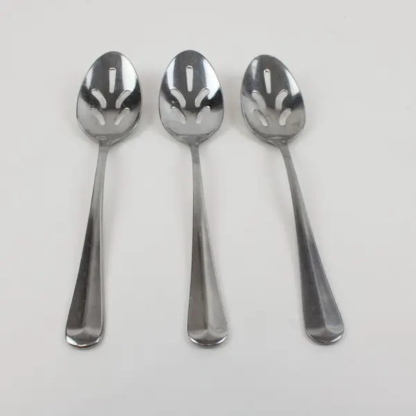 Farberware Brookfield Stainless Steel Pierced Serving Spoons Set of 3