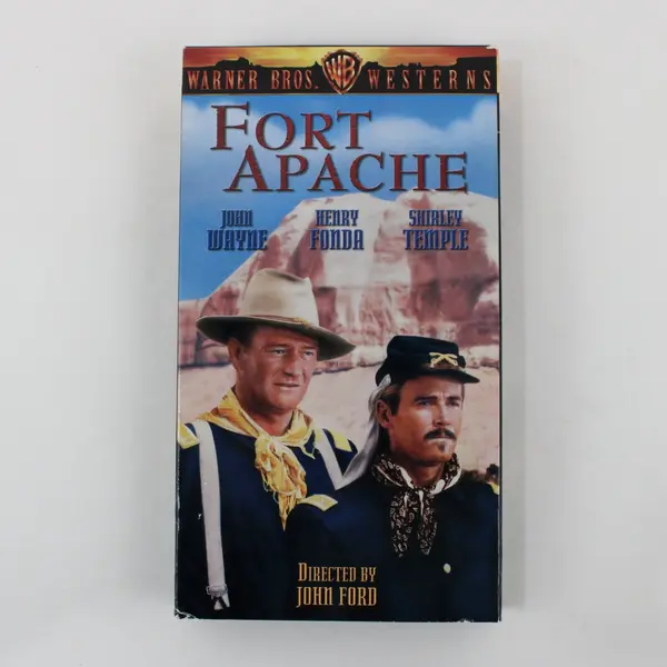 Warner Bros. Fort Apache VHS 1948 Film 2000 Release John Wayne B&W T8164