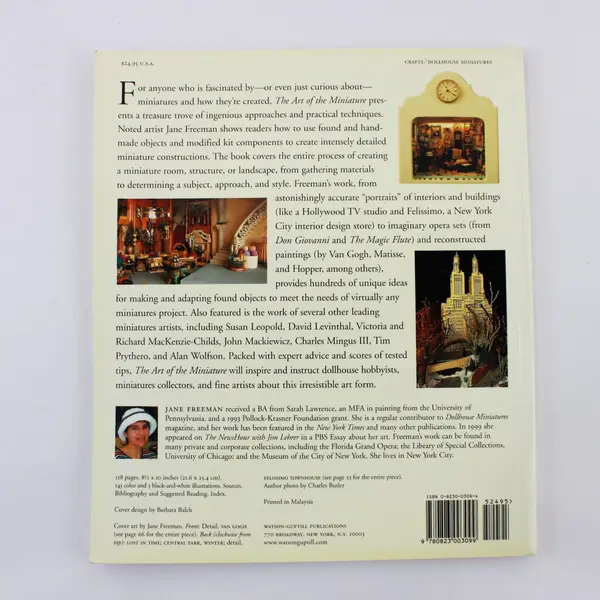 The Art of the Miniature Small Worlds & How to Make Them Jane Freeman 2002 PB